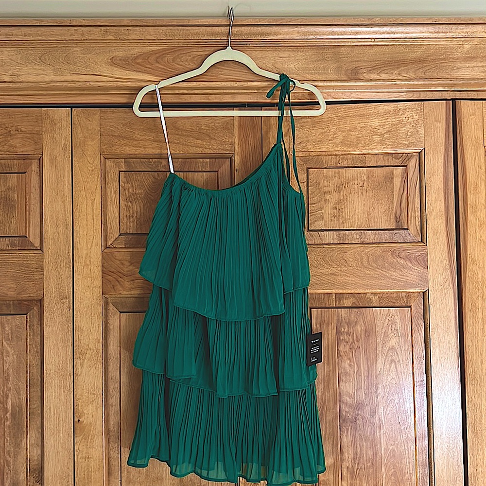 Lulus Green Swing Dress